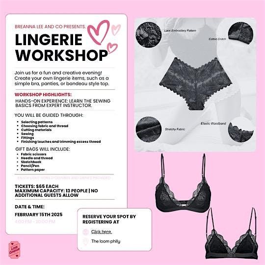 Lingerie Making Workshop