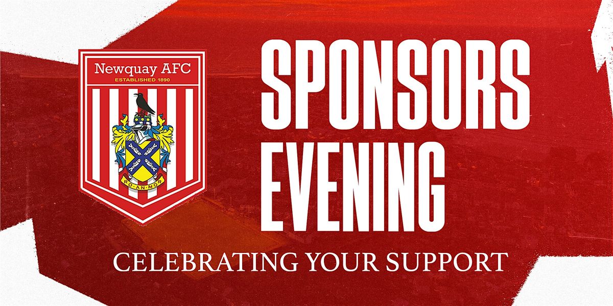 Sponsors Evening - Newquay AFC