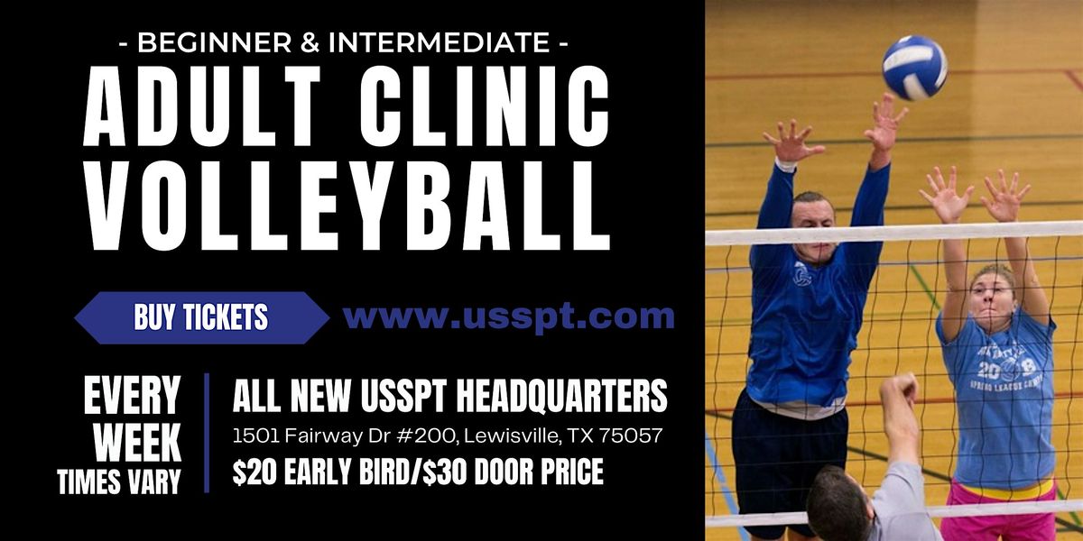 Adult Indoor Volleyball Clinic Lewisville