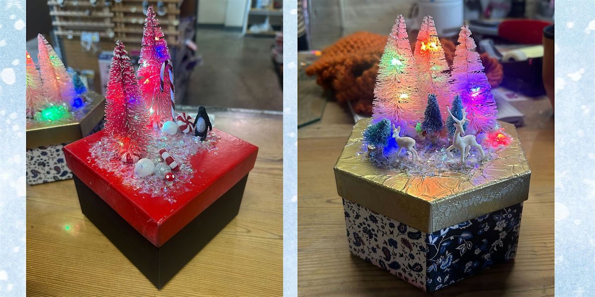 Build a Lit Winter Wonderland Gift Box!