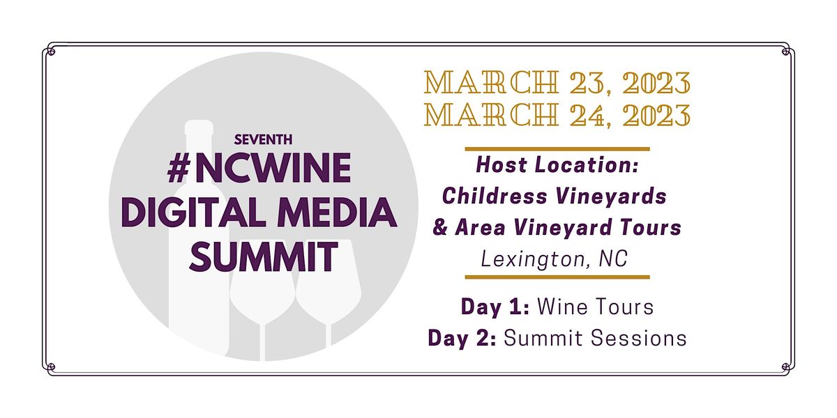 2025 #NCWine Digital Media Summit Sponsorship