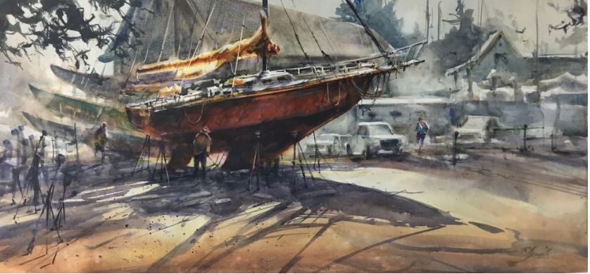 Evening Demo - Capturing Light in the Landscape: Learn from Watercolor Master Russell Jewell