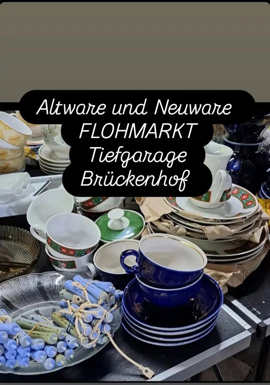 FLOHMARKT Tiefgarage Br\u00fcckenhof Kassel 