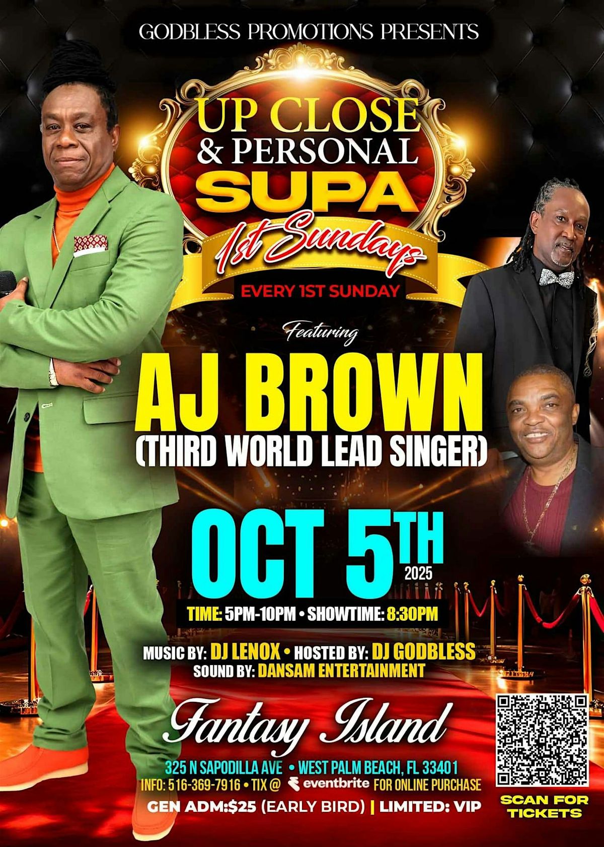 Up Close and Personal " Big People Supa 1st Sunday's " with AJ Brown