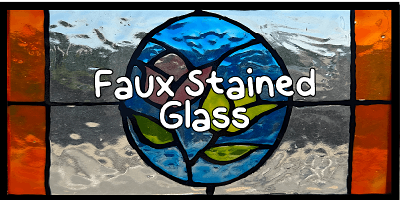 Faux Stained Glass