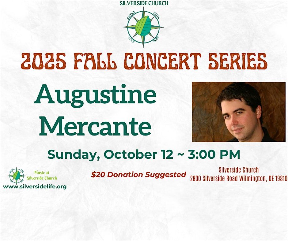 2025 fall Concert Series - Augustine Mercante