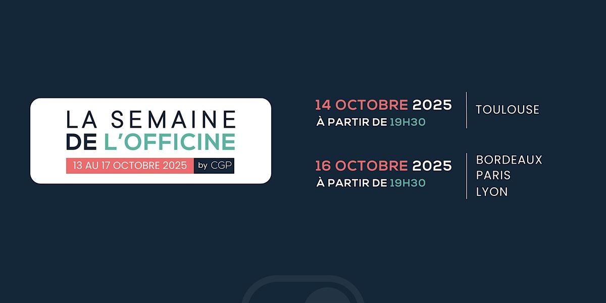La pharmacie de demain \u2013 Paris | Enjeux & d\u00e9fis 2025