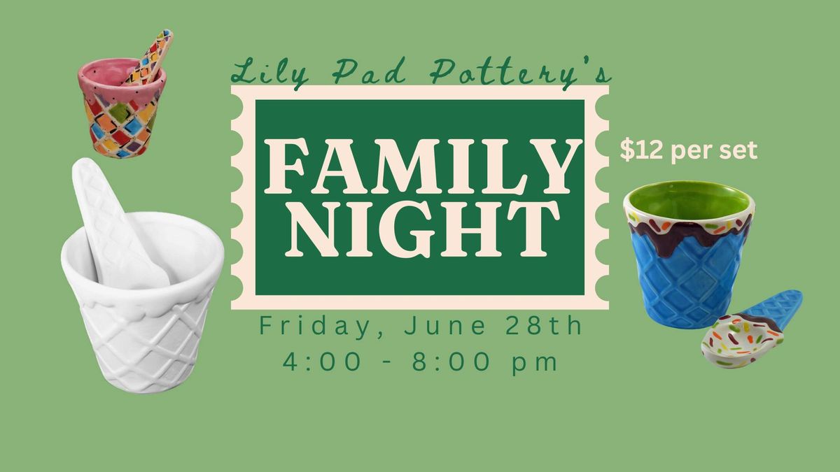 Family Night: Ice Cream Bowl and Spoon - $12 per set