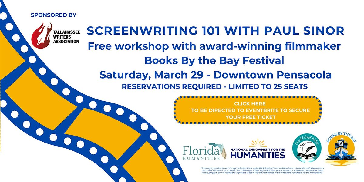 Books By The Bay Festival's Screenwriting 101 with Paul Sinor