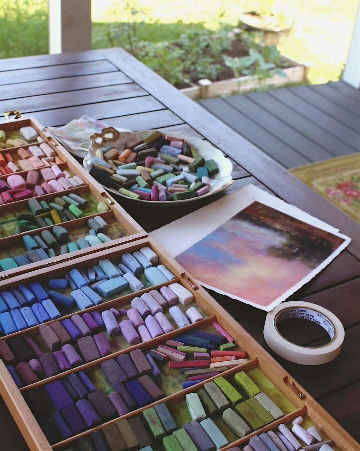 Pastel drawing workshop