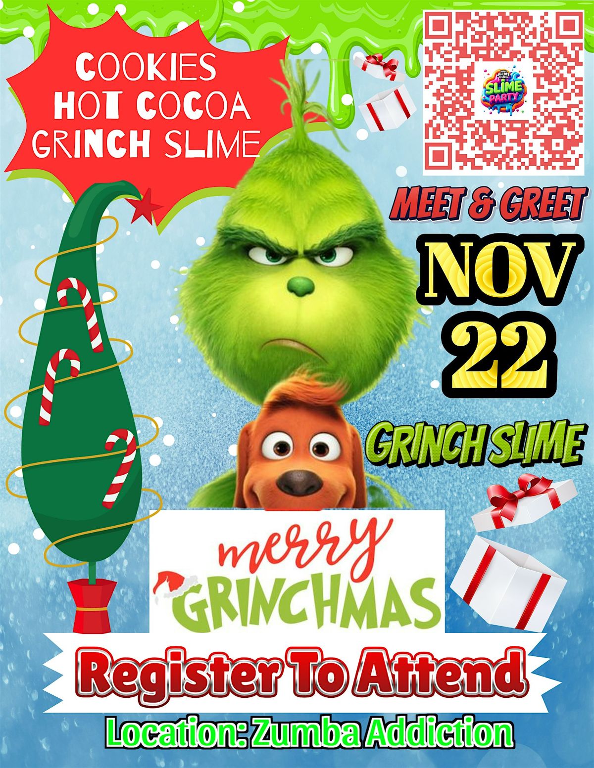 Grinch-mas Slime Workshop | Meet & Greet | Ages 3 And Up