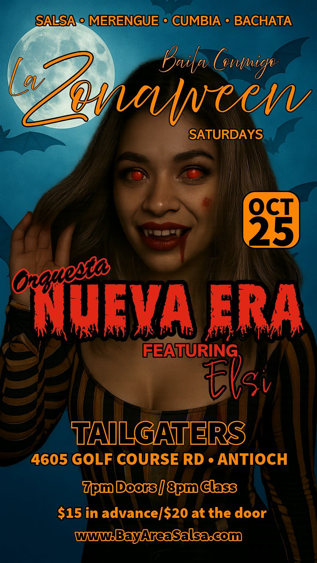 La Zonaween w\/ Orq Nueva Era y Dj Rich Era at Tailgaters Antioch