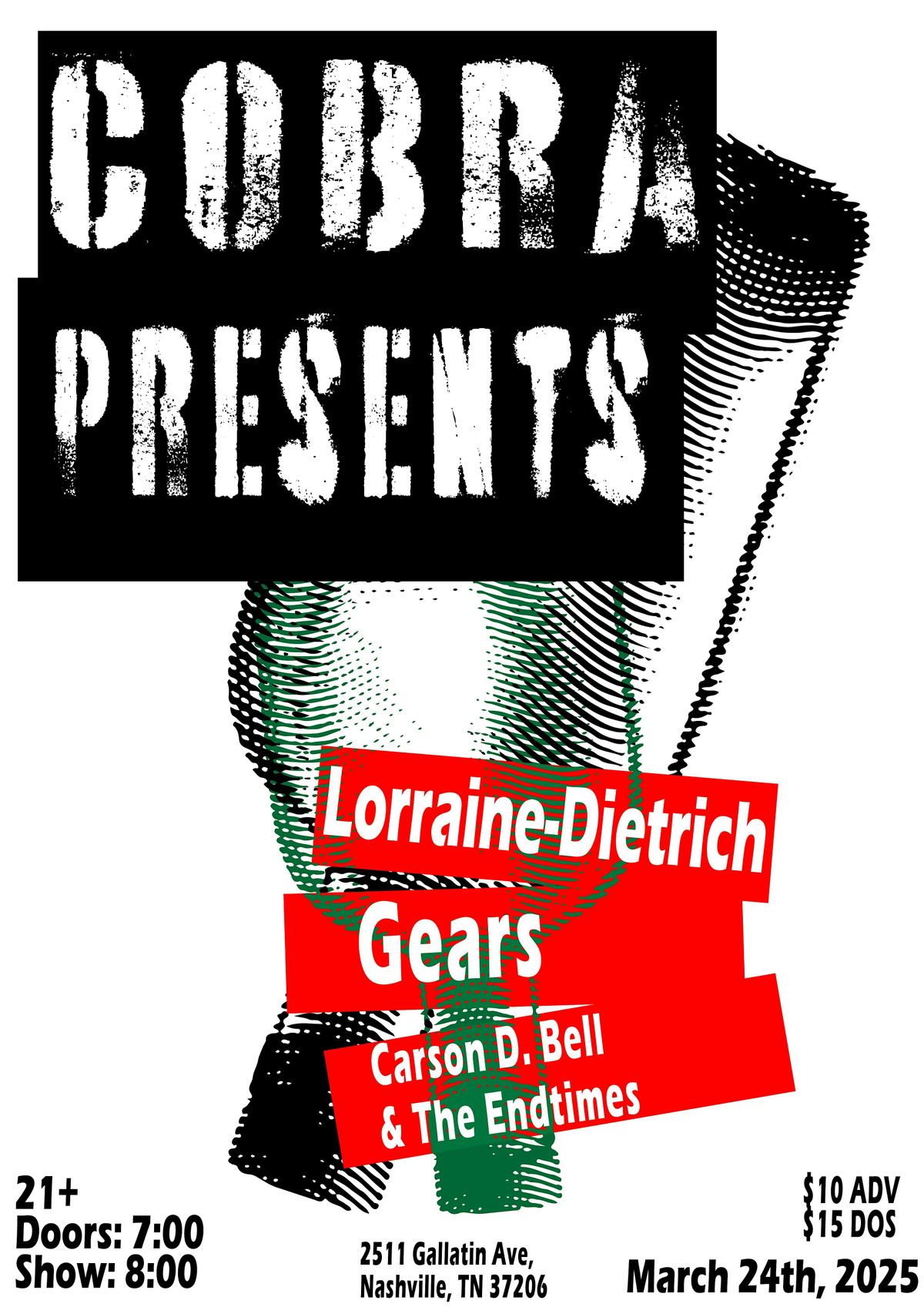 Venue: Lorraine-Dietrich | Gears | Carson D. Bell & the Endtimes