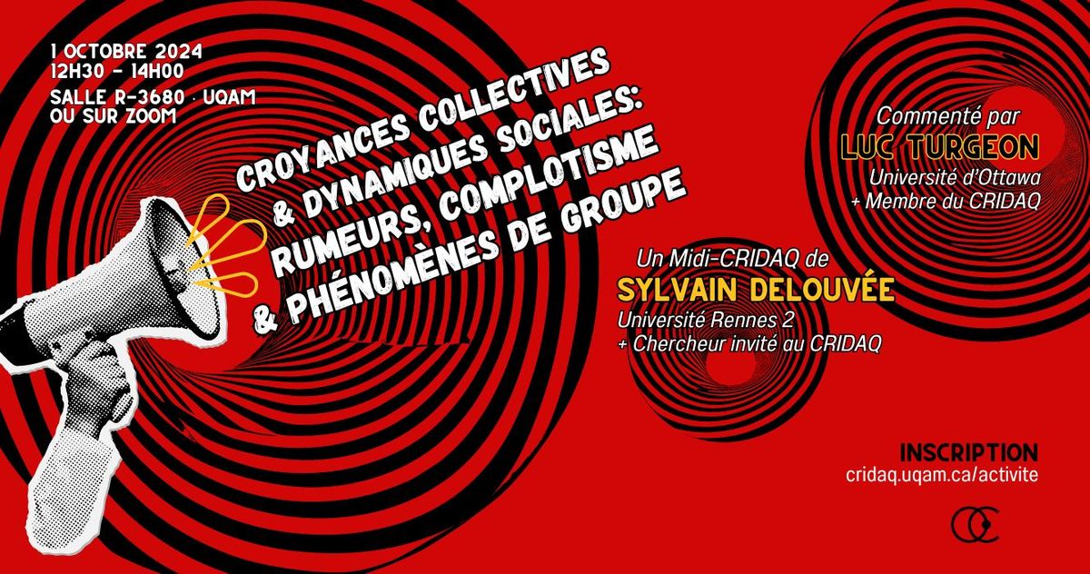 Croyances collectives et dynamiques sociales : rumeurs, complotisme et ph\u00e9nom\u00e8nes de groupe