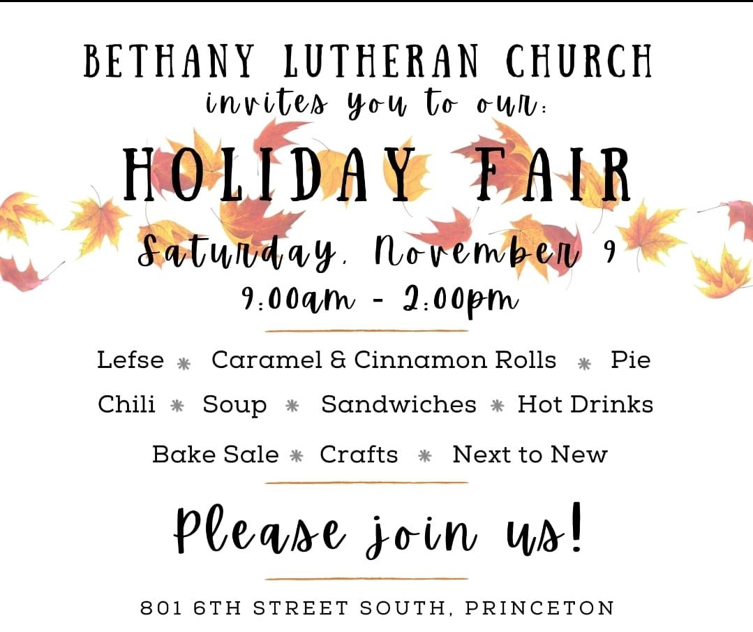 Bethany's Annual Holiday Fair