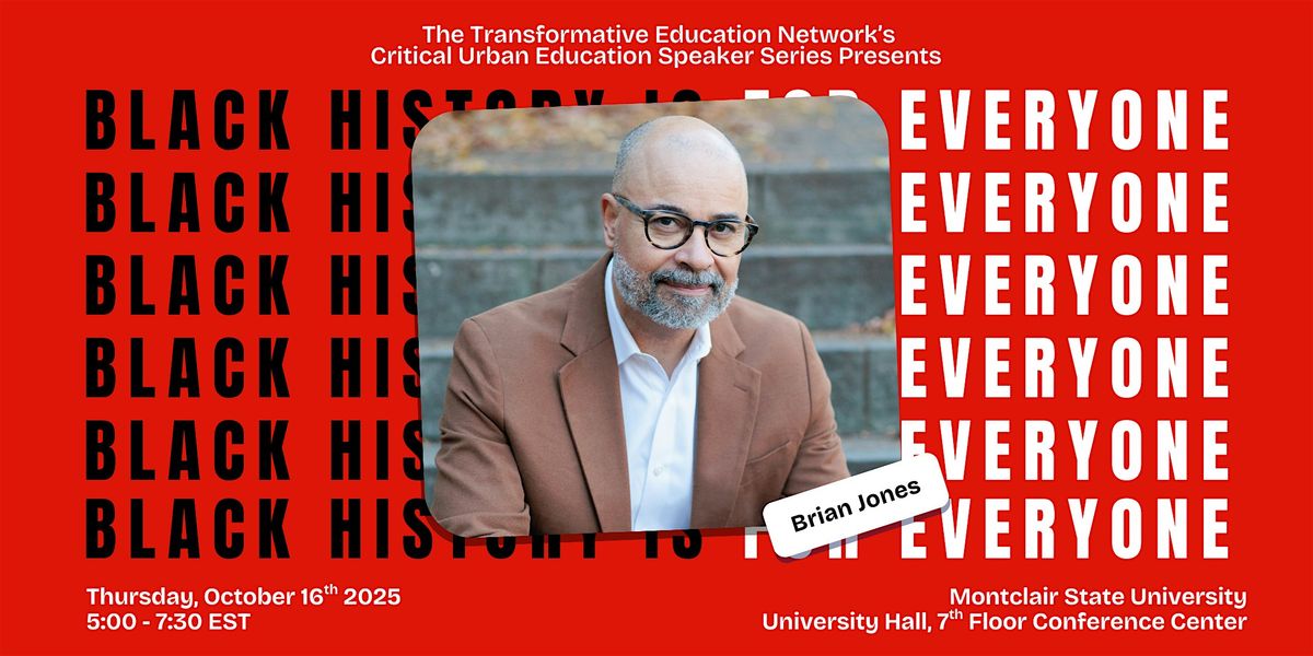 Critical Urban Speaker Series: Brian Jones
