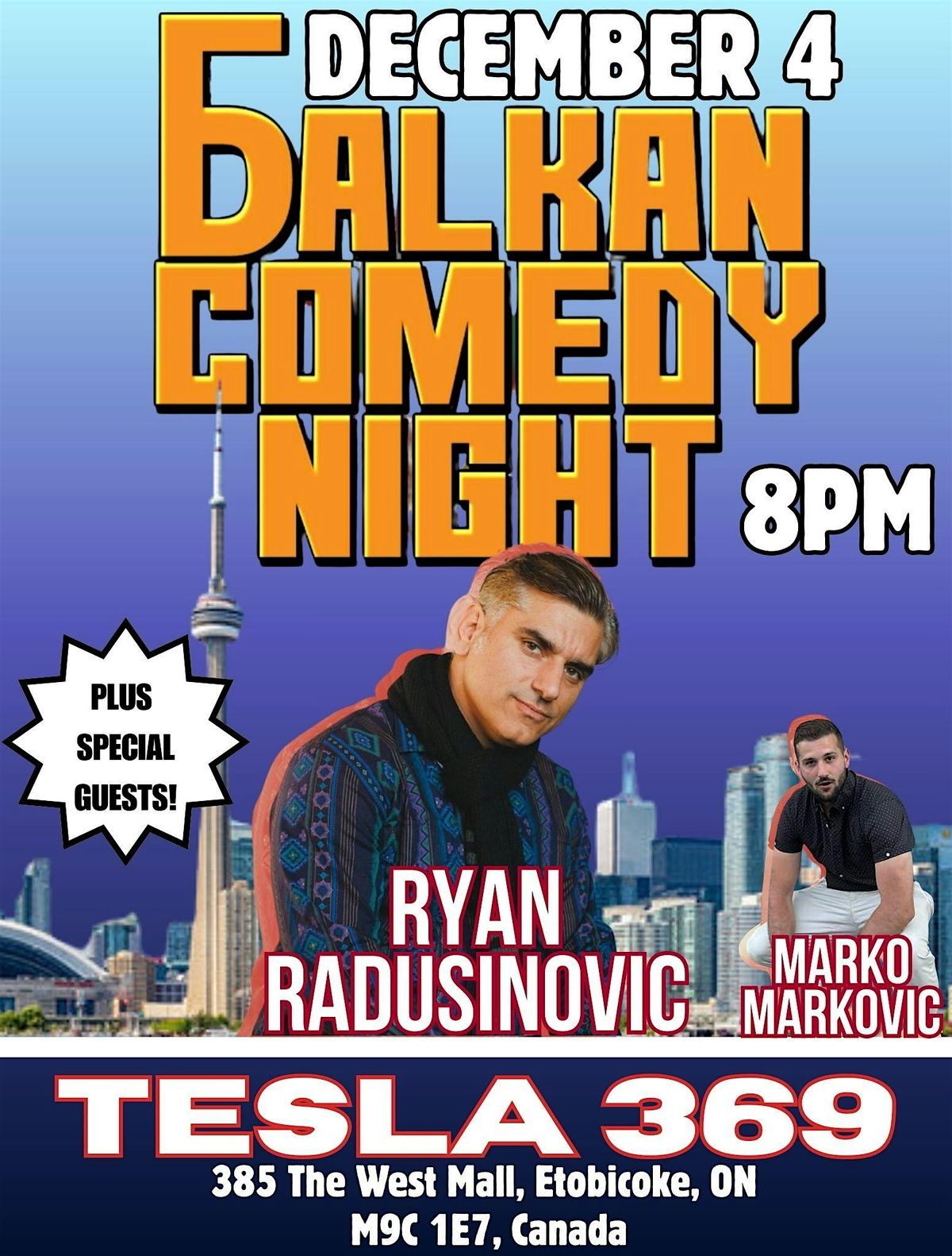 Balkan Comedy Night Toronto