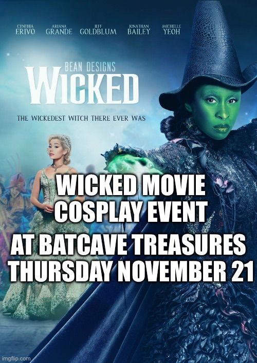 Wicked The Movie Cosplay Event at the Batcave!