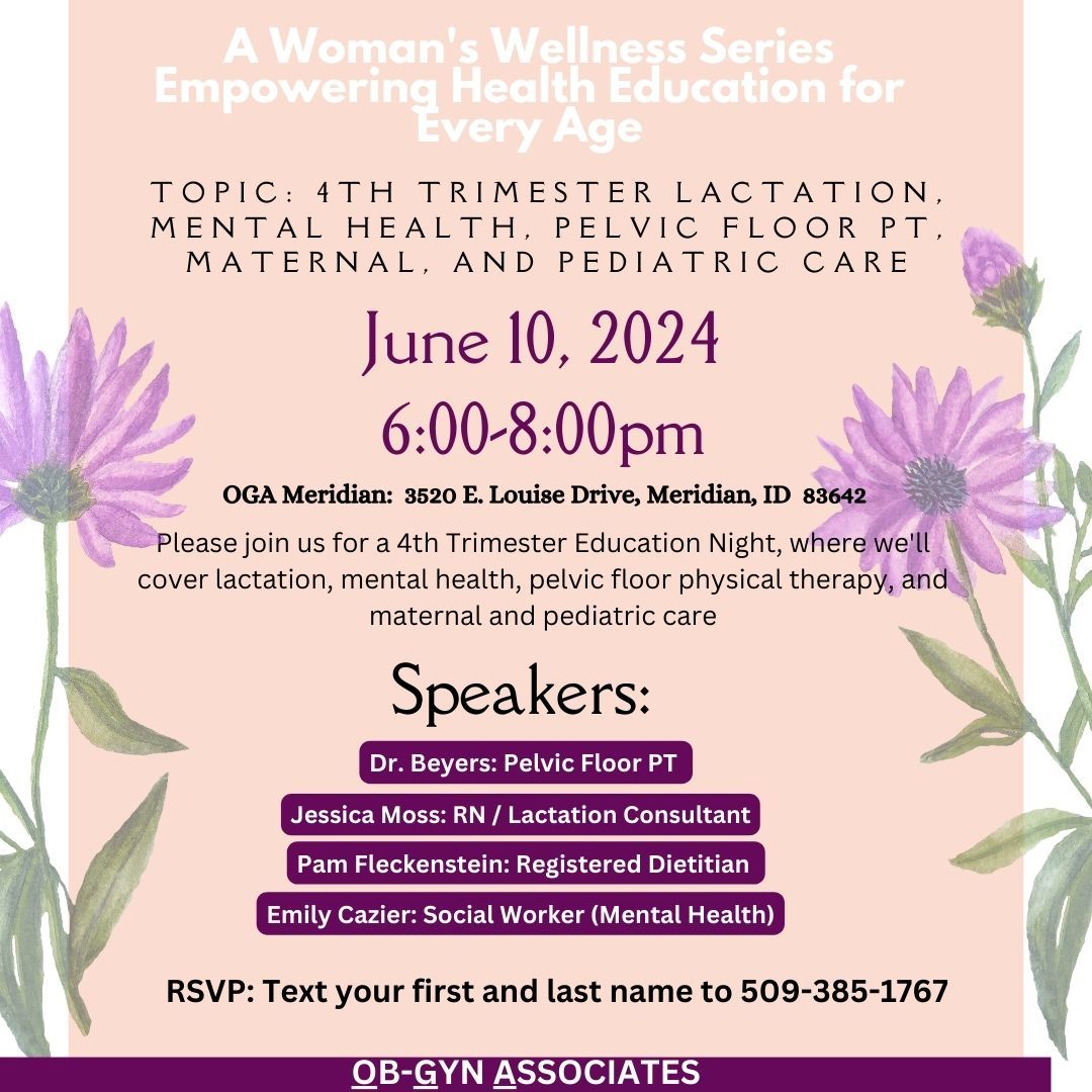 A Woman's Wellness Series Empowering Health Education for Every Age