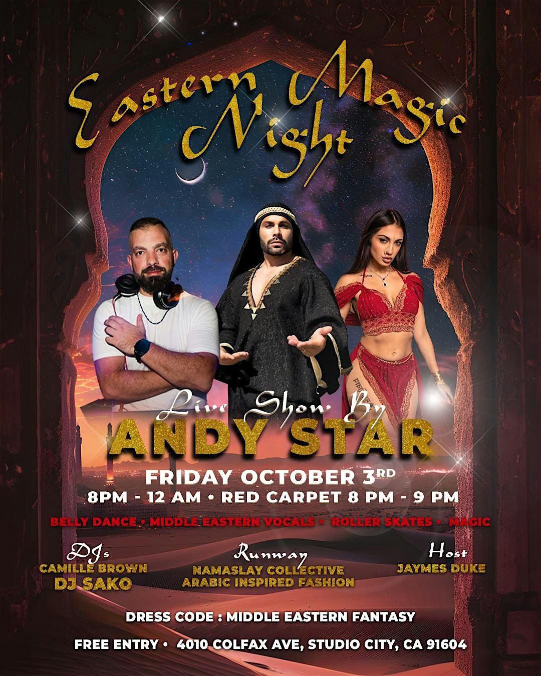 Eastern Magic Night \u2014 Live Show by Andy Star