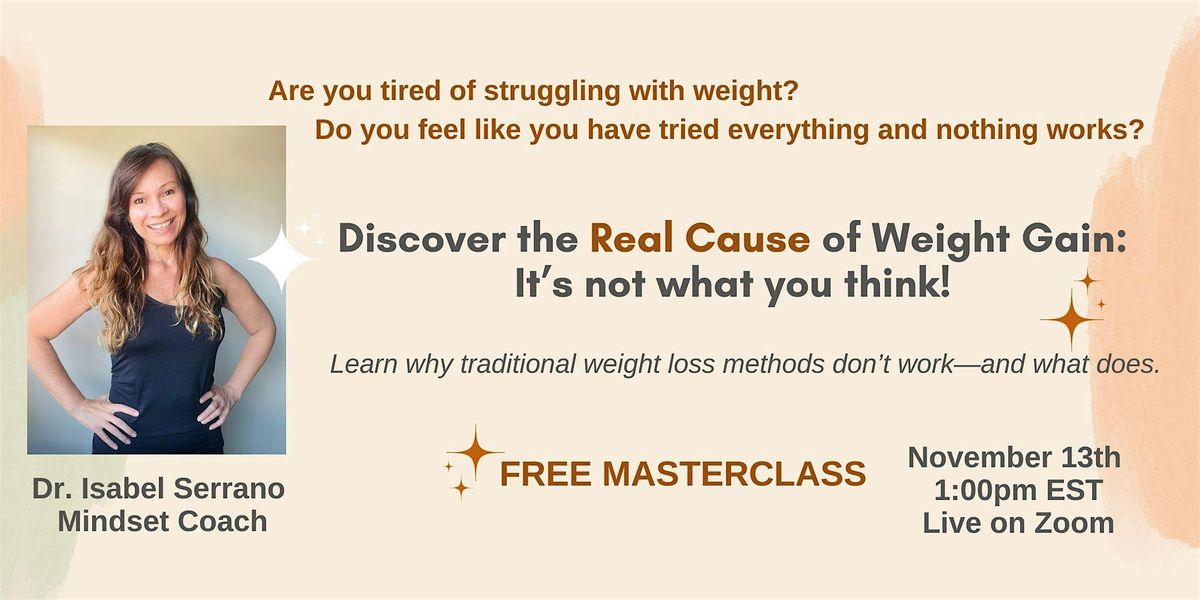 Discover the Real Cause of Weight Gain: It's not what you think!