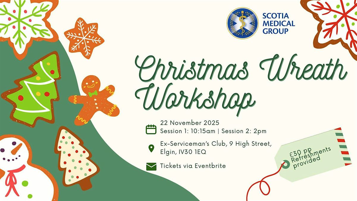 Elgin Christmas wreath workshop