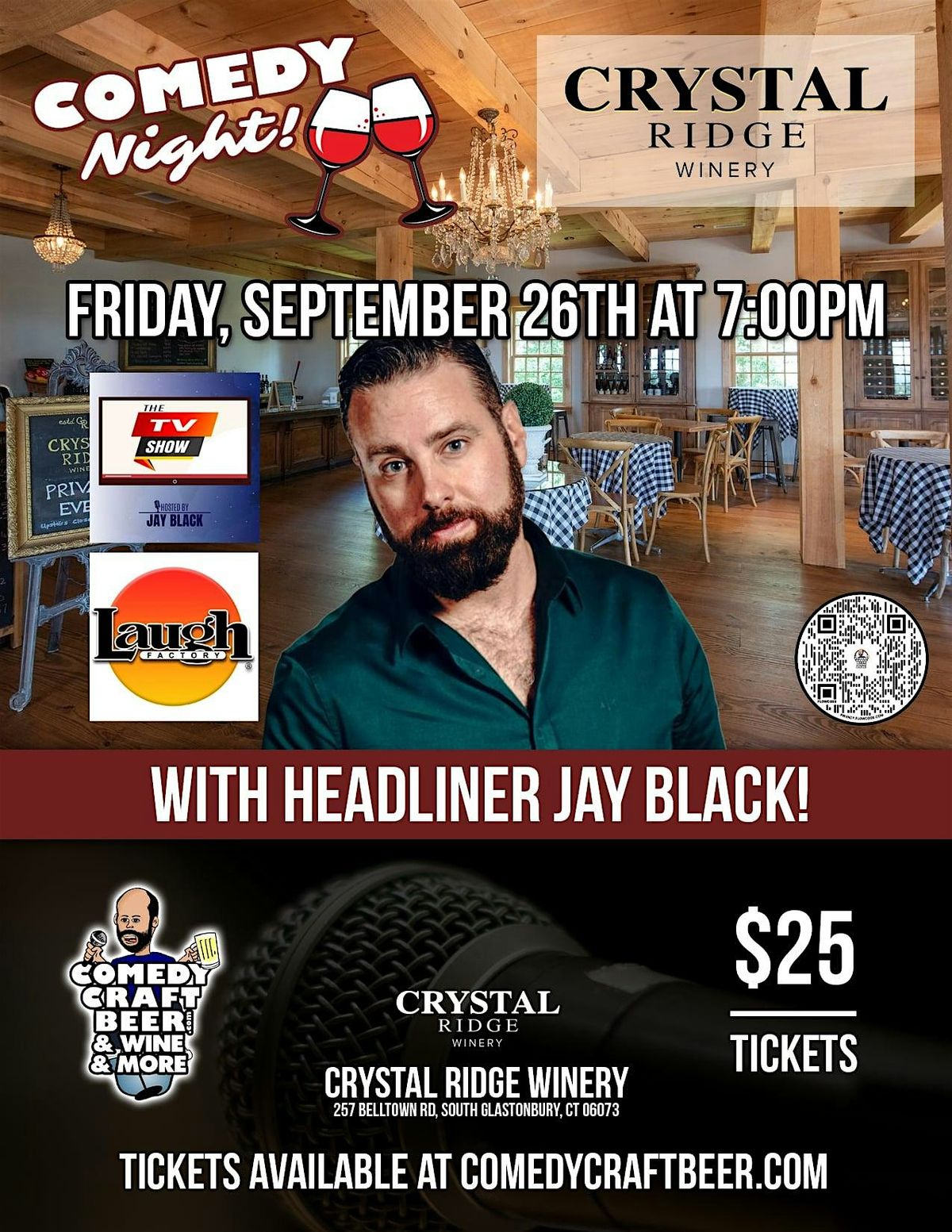 Comedy Night at Crystal Ridge Winery