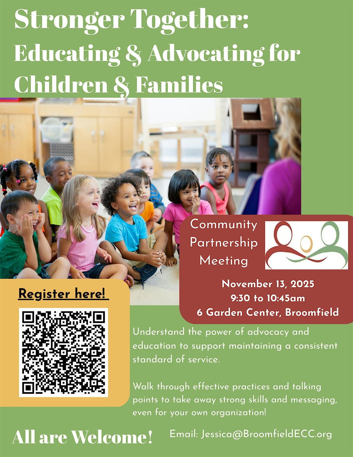 Quarterly Partnership Meeting -  Broomfield Early Childhood Council