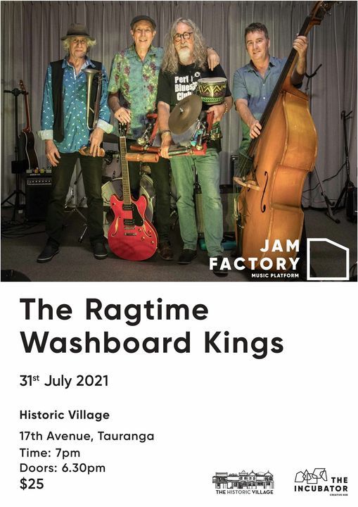 Mike Garners Ragtime Washboard Kings, The Jam Factory, Tauranga, 31