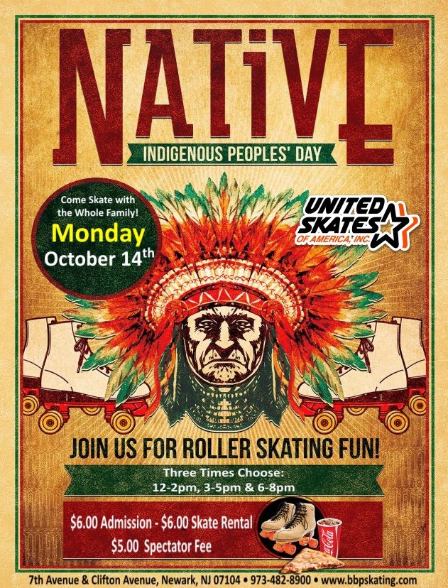 Indigenous Peoples\u2019 Day Skate