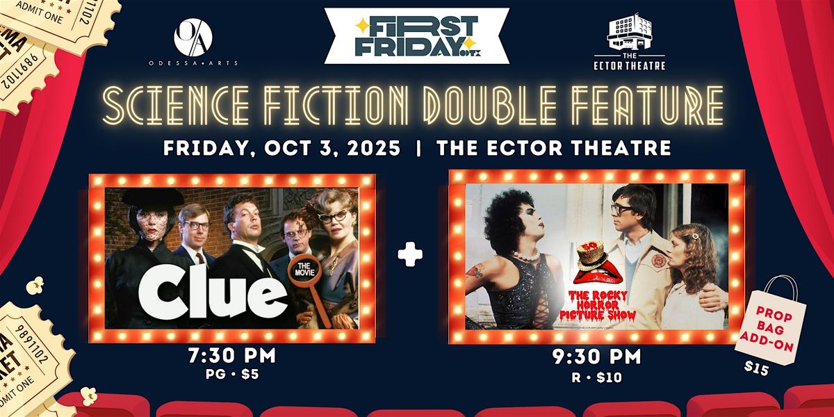 FFODTX Movies at The Ector: Science Fiction Double Feature - Oct 3, 2025