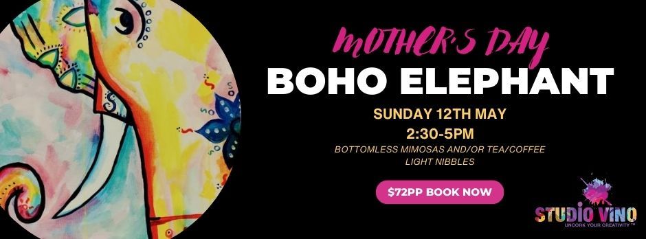 Mother's Day Special Event - Boho Elephant