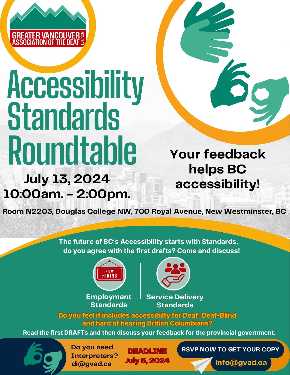 Accessibility Standards Roundtable