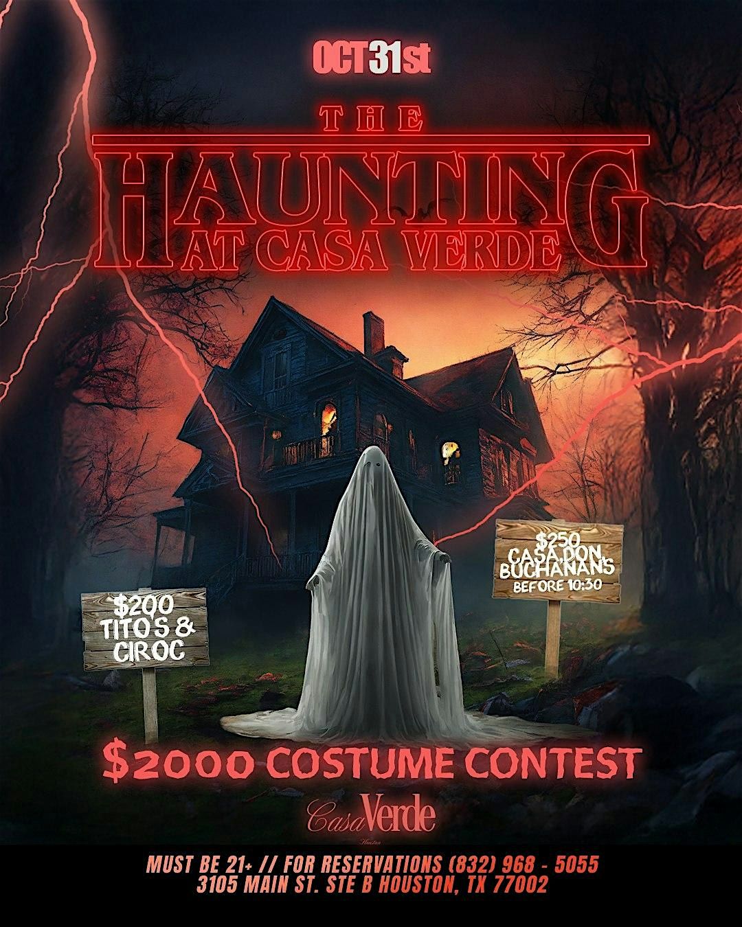 $2000 COSTUME PARTY AT CASA VERDE