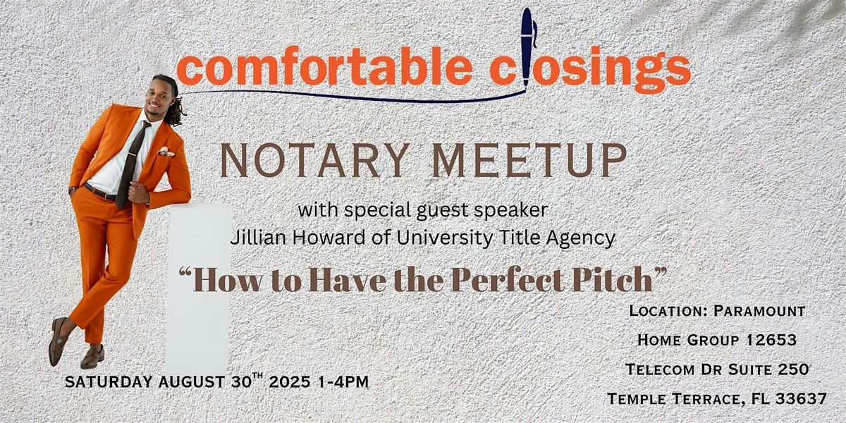 Comfortable Closings Notary Meetup