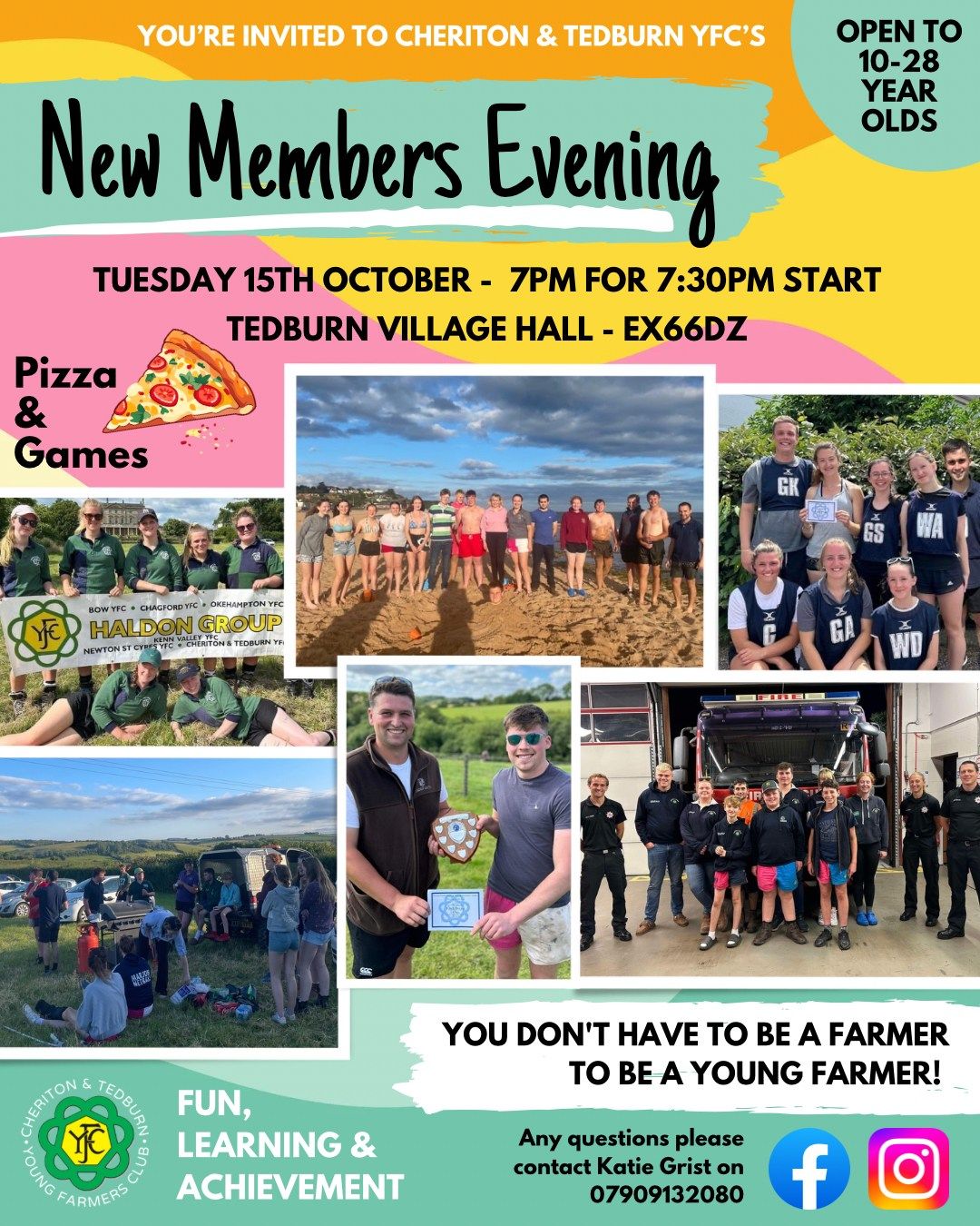 Cheriton & Tedburn YFC\u2019s New Members Evening