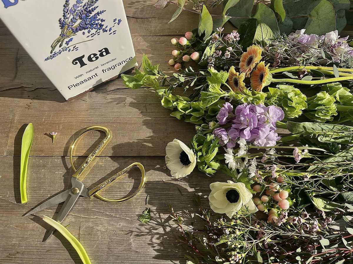 Beau-tea-ful Blooms | DIY Flower Arranging Class