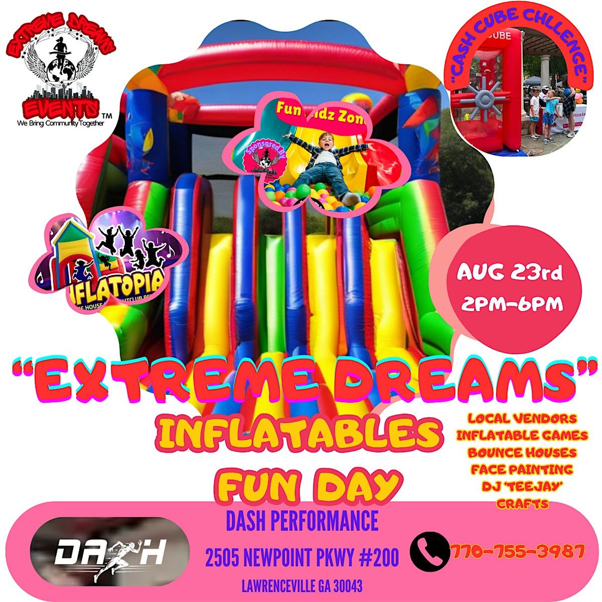 Extreme Dreams Inflatables Fun Day
