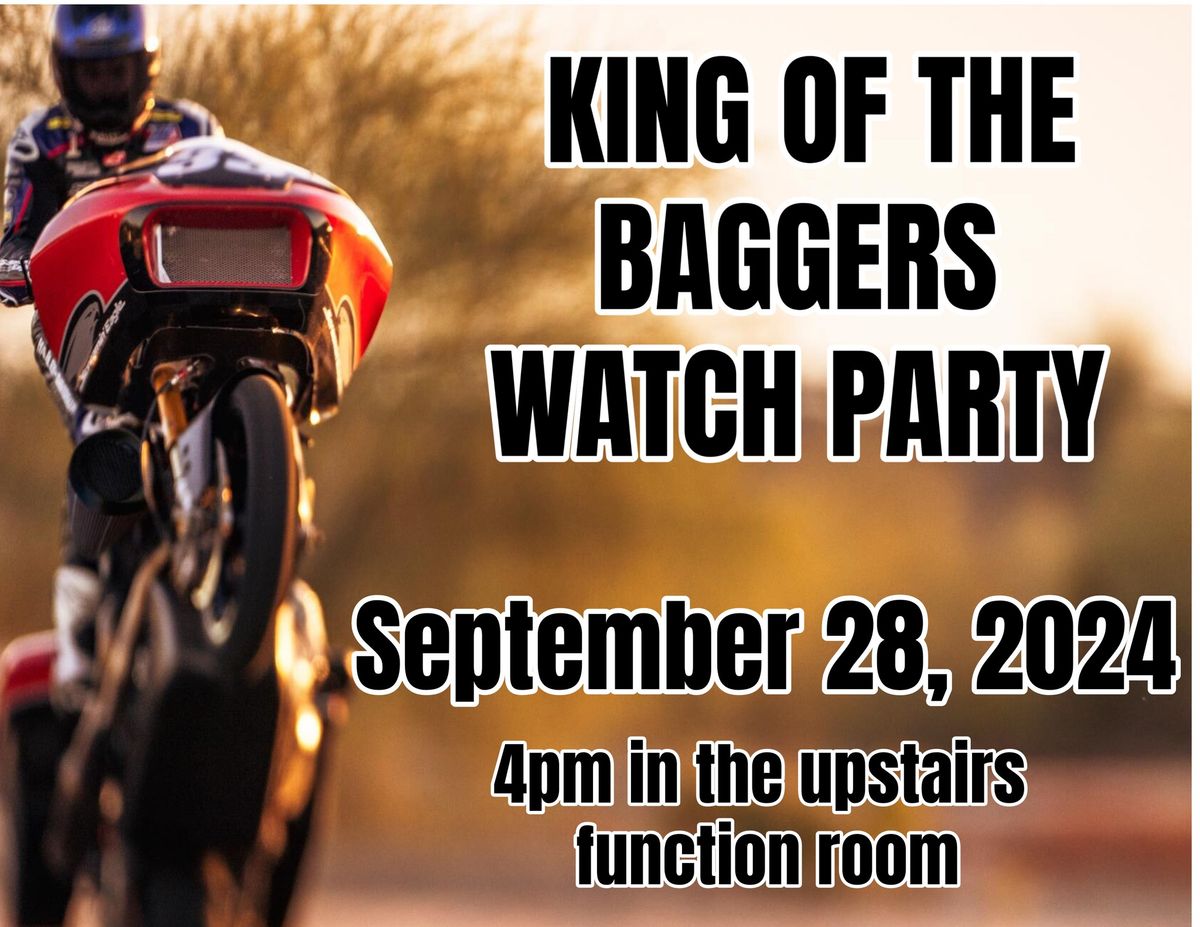 King of the baggers watch party