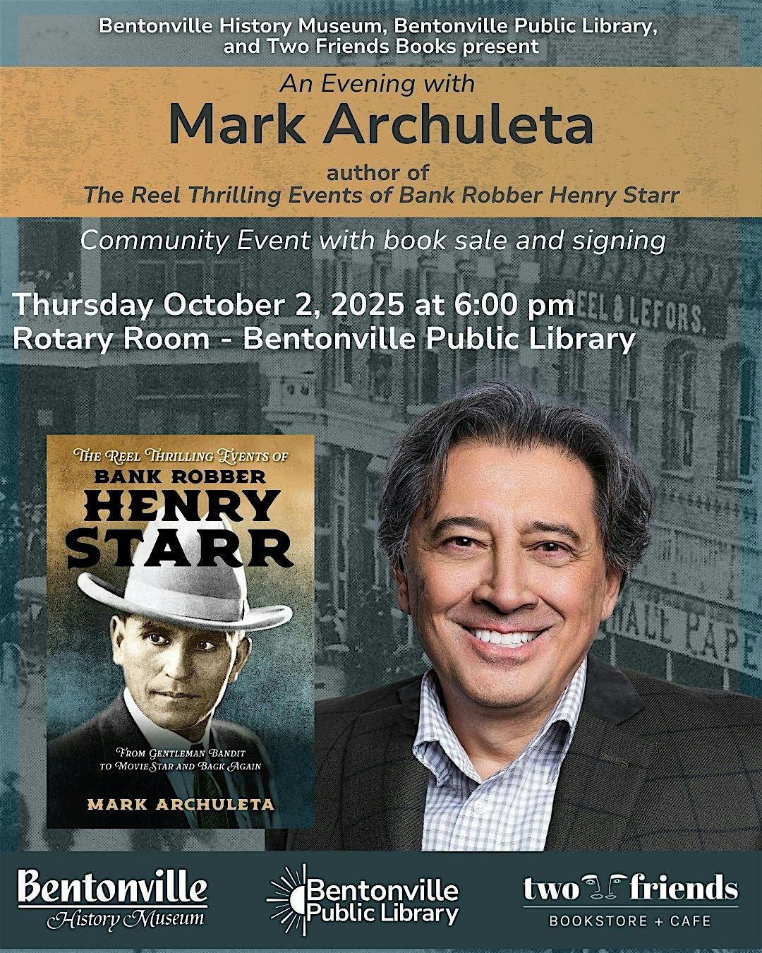An Evening with Author Mark Archuleta