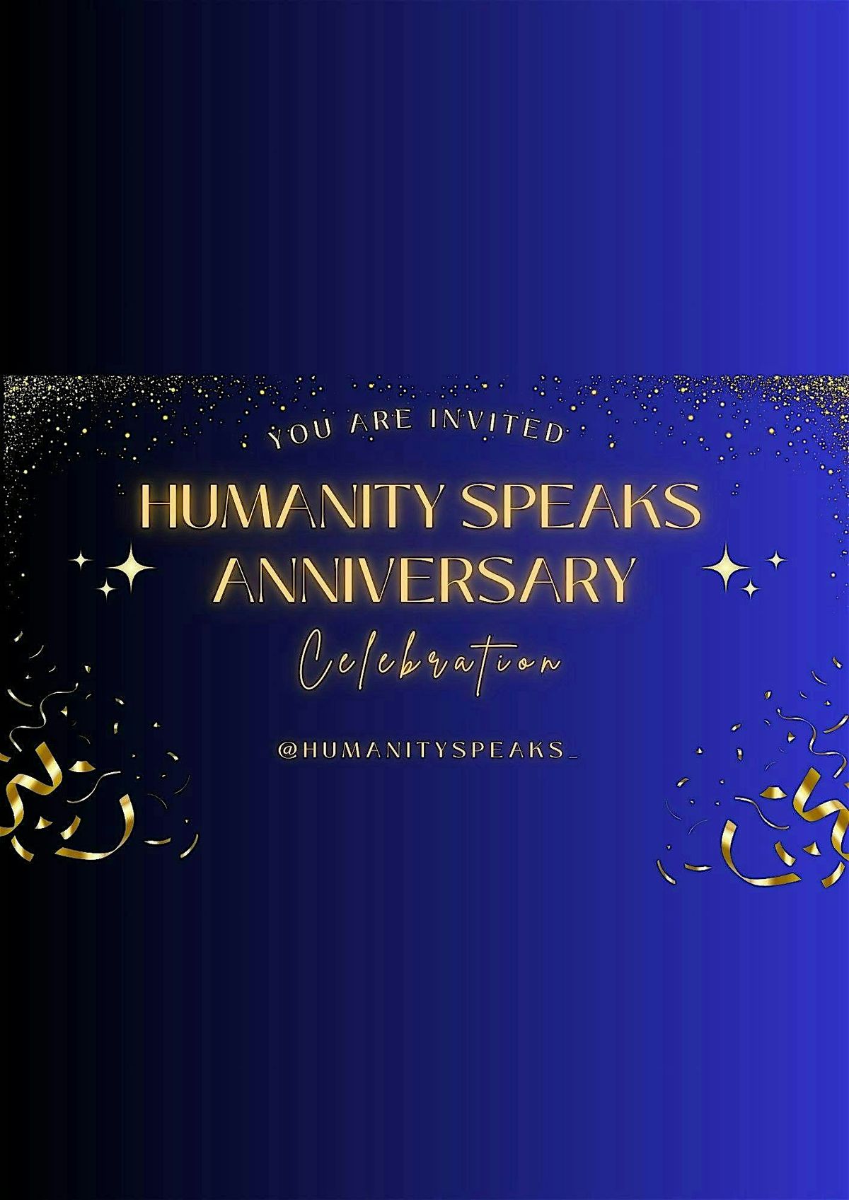 Humanity Speaks 2nd Anniversary Celebration