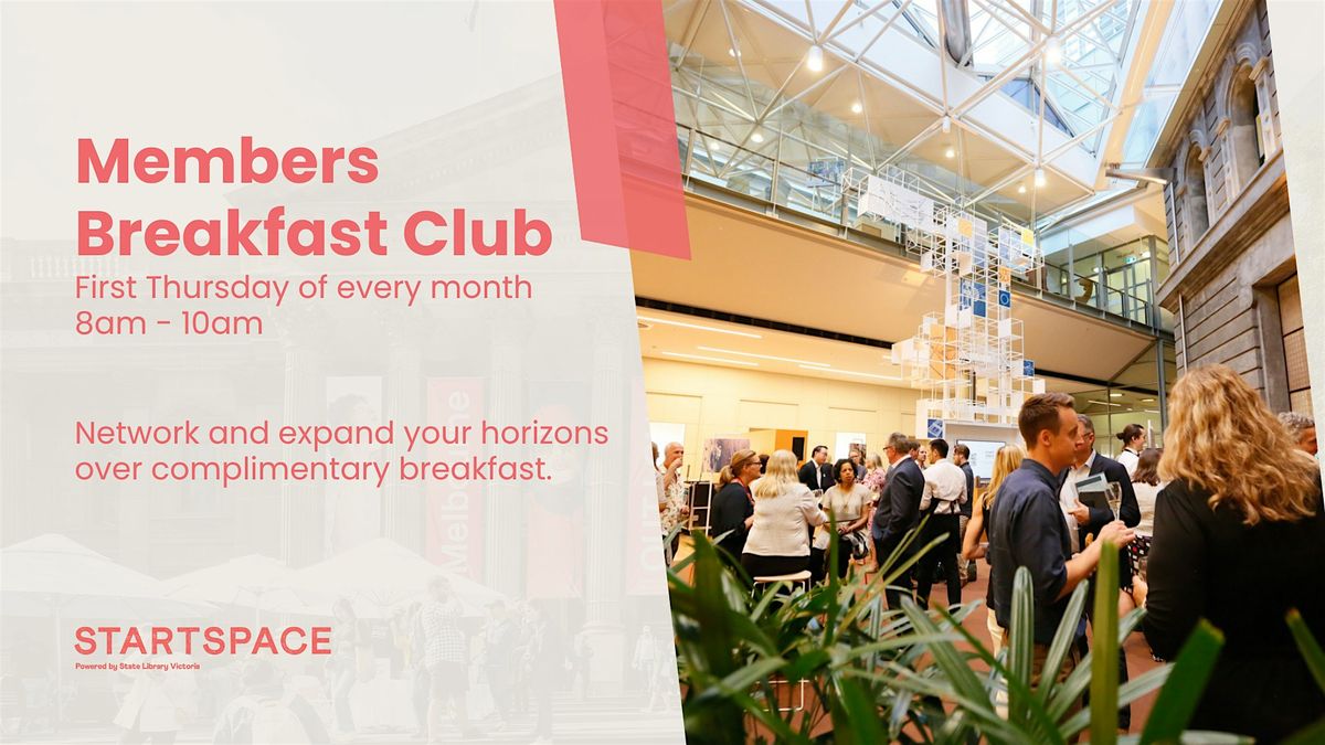 StartSpace Breakfast Club- Public Admission