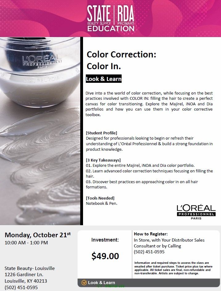 Color Correction By L'Oreal Professional