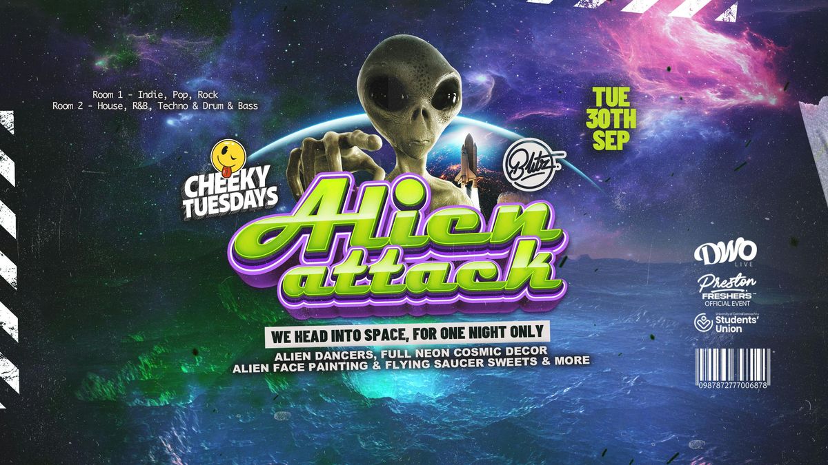 CHEEKY TUESDAYS FRESHERS ALIEN ATTACK \ud83d\ude0e Indie Pop Dance at BLITZ | Freshers Tuesday \u2b50\ufe0f Blitztil6