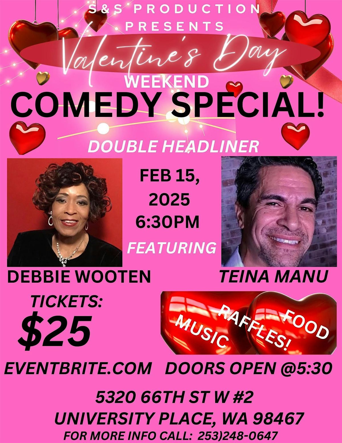 Valentine's Day Weekend Comedy Special Double Headliner