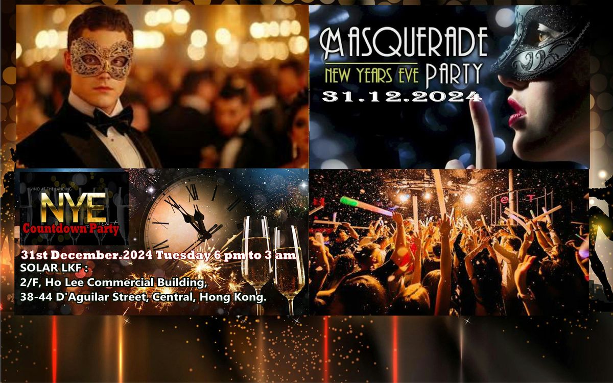 New Year's Eve Countdown Masquerade Party [ book your table in advance! ]