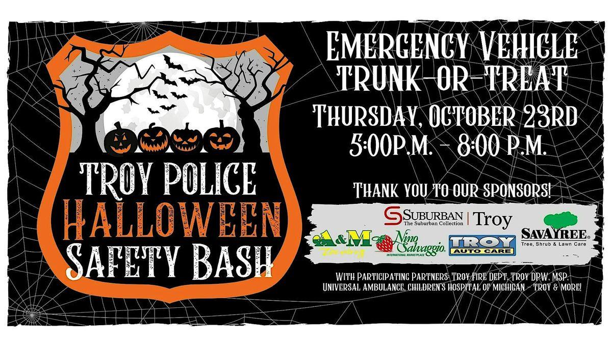 Troy Police Halloween Safety Bash - 2025