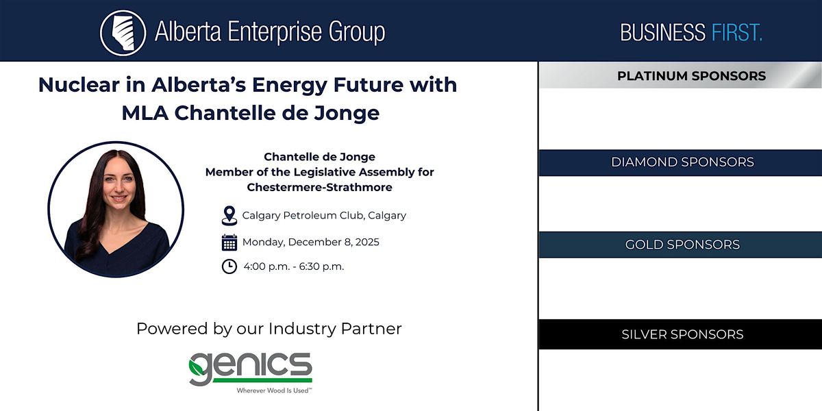 Nuclear in Alberta\u2019s Energy Future with MLA Chantelle de Jonge