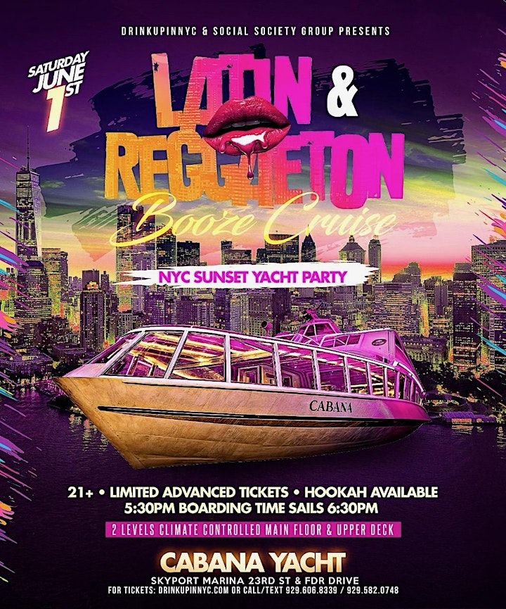 reggaeton yacht party nyc