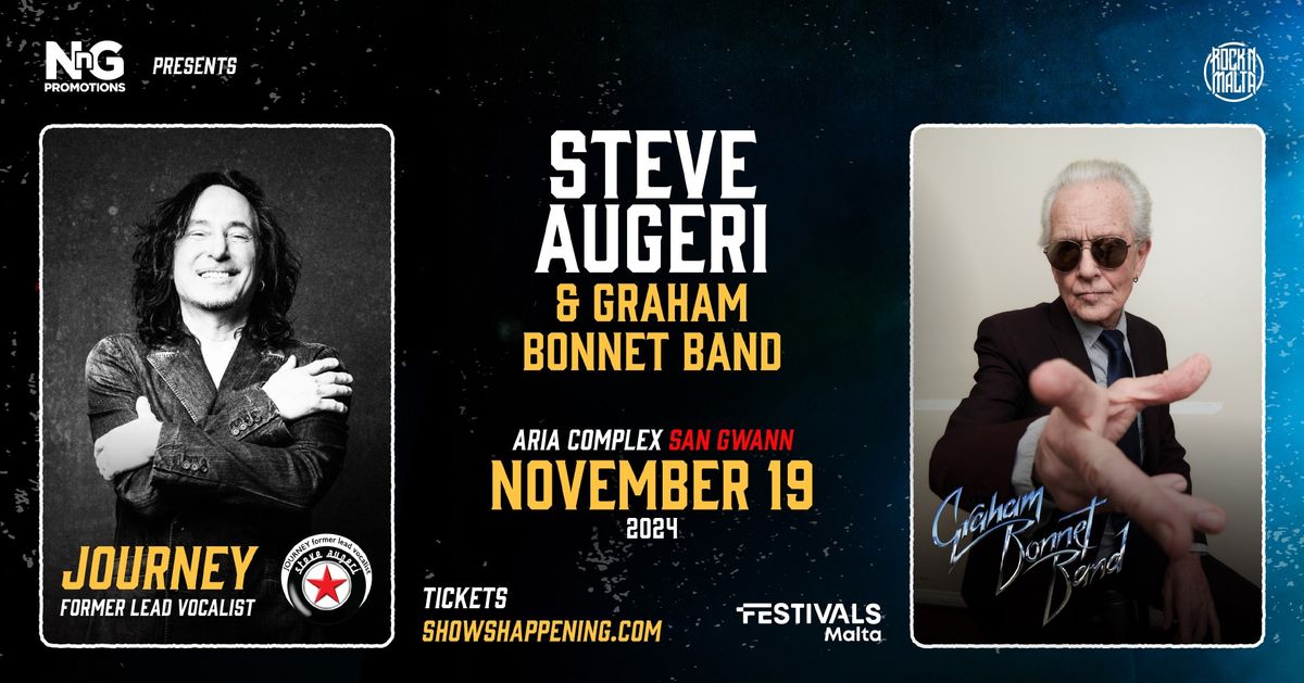 Former Journey Lead Vocalist, Steve Augeri and The Graham Bonnet Band Live In Concert